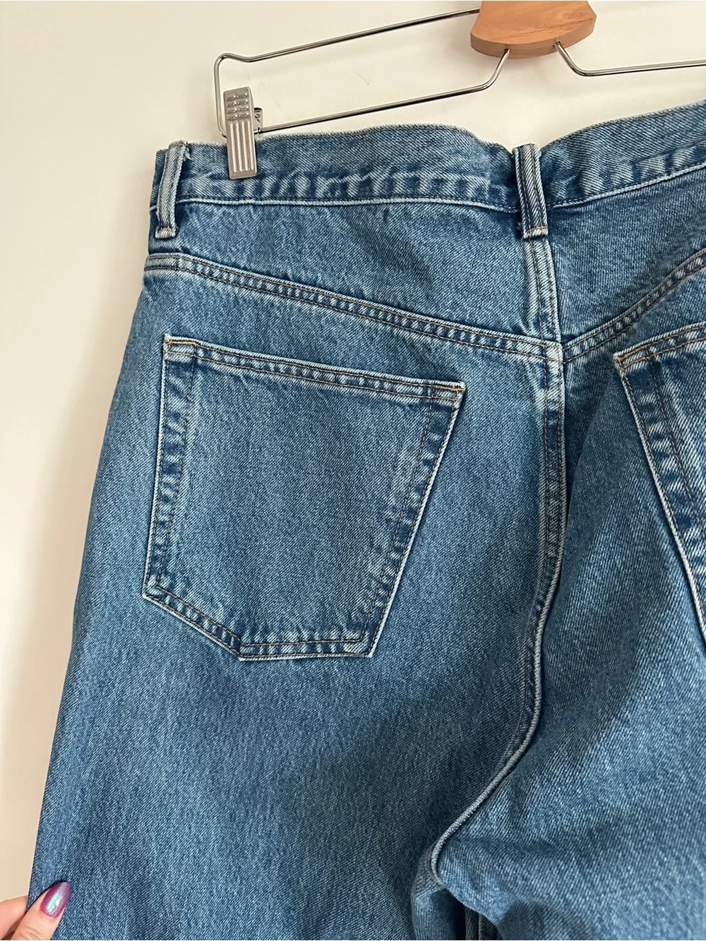 Weekday GALAXY MID RISE LOOSE STRAIGHT JEANS sz 32 x 32